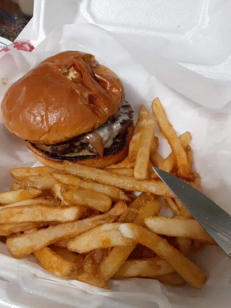 Smash Burger and Fries